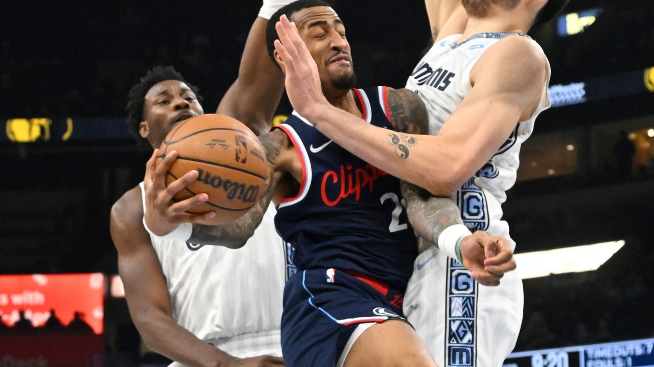 Cedric Coward has 23 points and 14 rebounds to lead Grizzlies past Clippers, 107-98