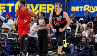 Detroit Pistons rally again to beat Portland Trail Blazers