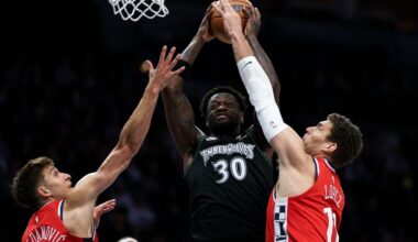 Reid makes a go-ahead 3-pointer, McDaniels scores 27 and Timberwolves edge Clippers