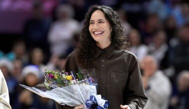Hall of Famer Sue Bird sees jersey retired at UConn