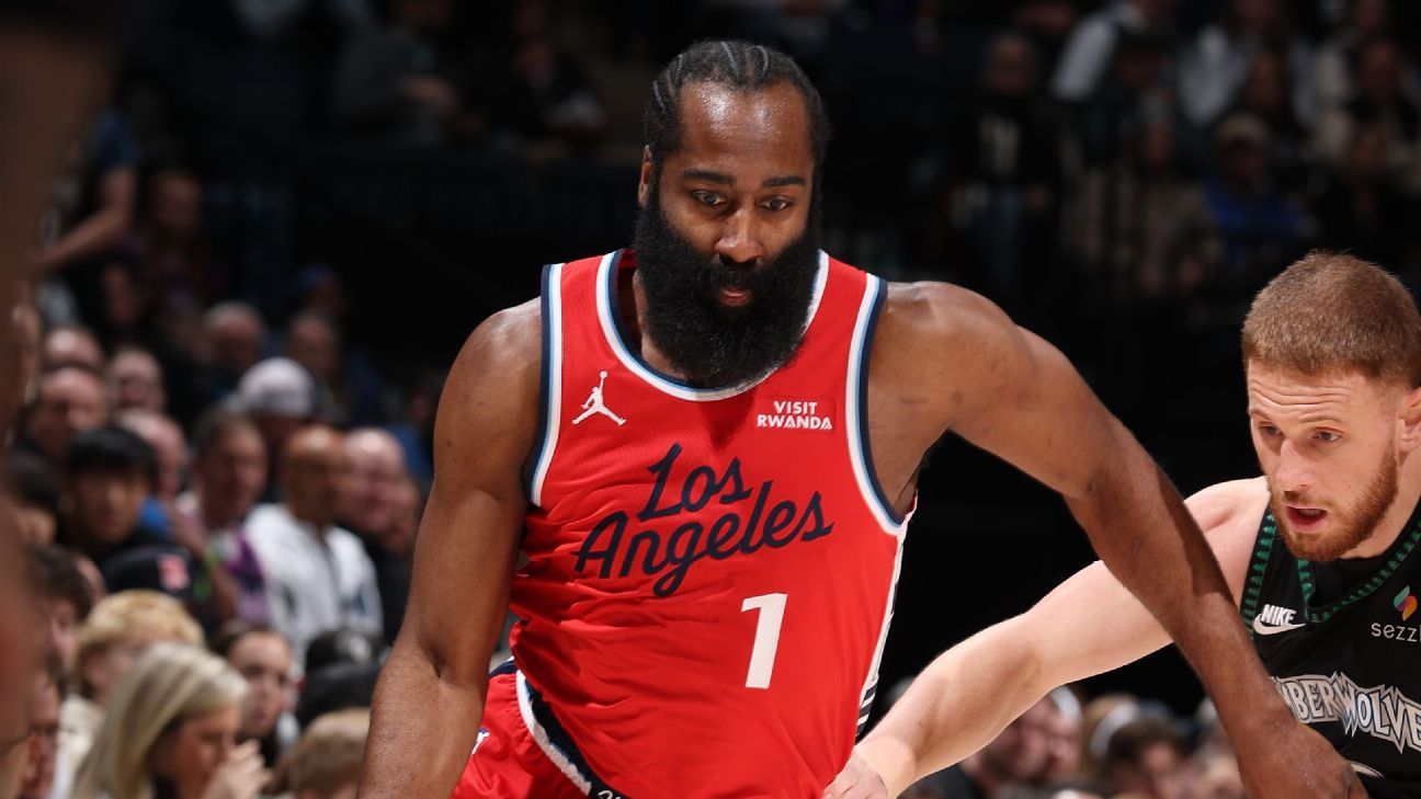 Clippers' Harden passes Carmelo for 10th on scoring list