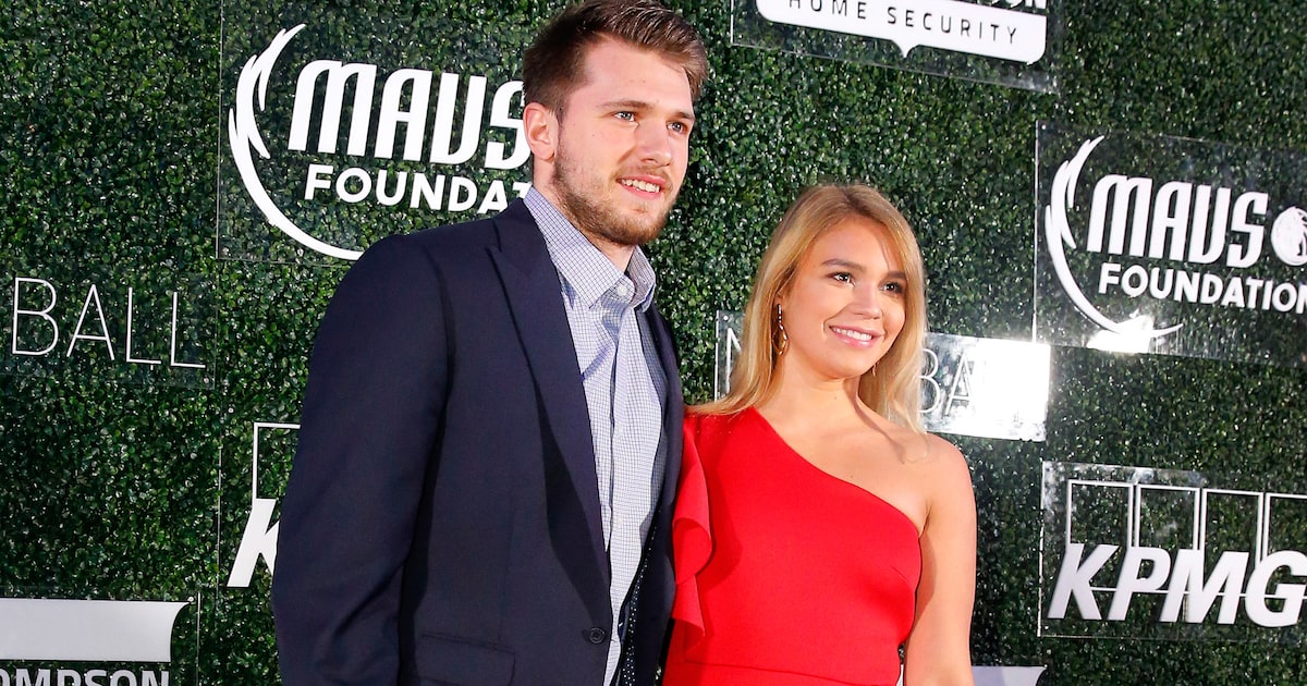 Former Maverick Luka Doncic announces birth of second child with fiancée Anamaria Goltes
