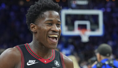 VJ Edgecombe Gets Hyped Up by Lakers’ Big Man in Viral Moment