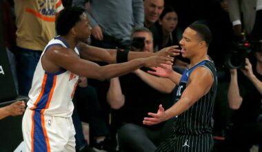 NBA scores: Knicks top Magic despite bizarre Desmond Bane moment
