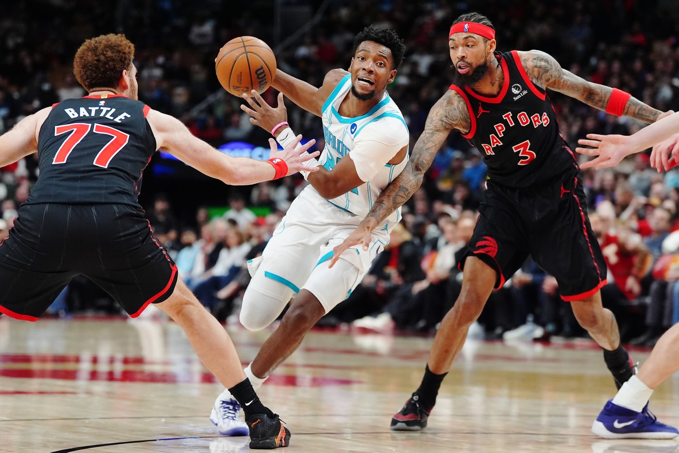 Kon Knueppel’s 21 points leads Hornets past Raptors in 111-86 blowout