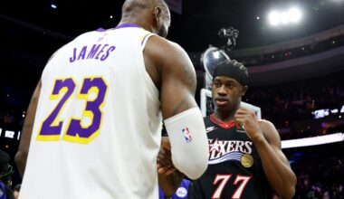 LeBron’s Jersey Gift Prompts Honest Response From VJ Edgecombe