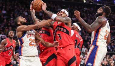 Knicks own nine straight over Raps entering NBA Cup quarterfinal
