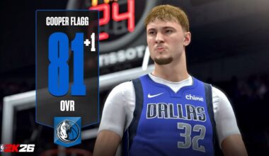 Flagg, Barnes move up in latest NBA 2K26 ratings