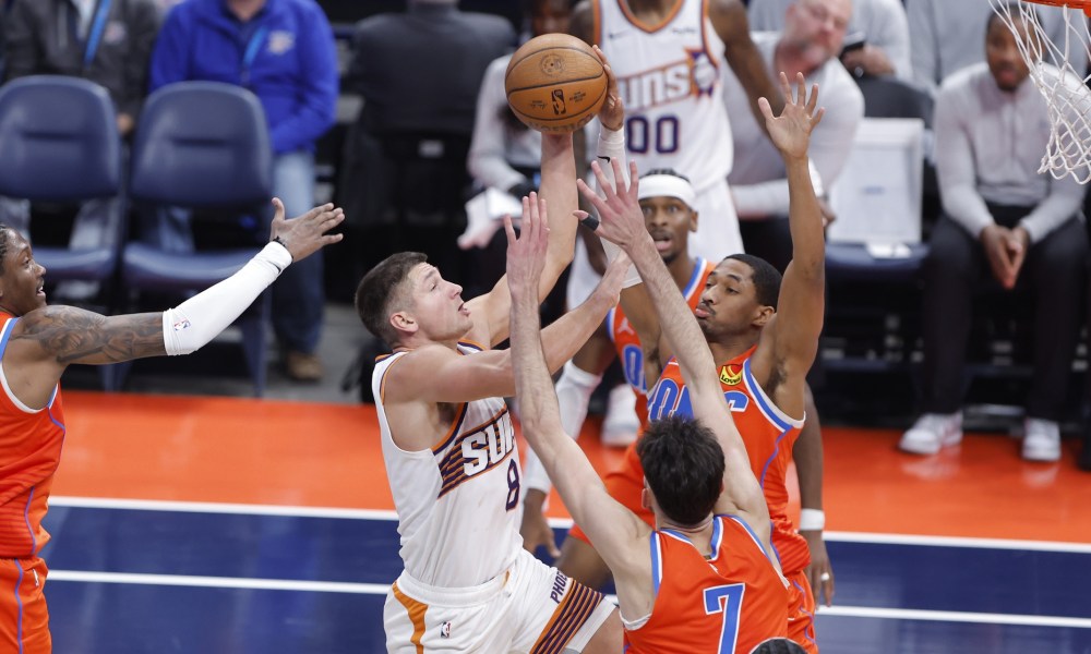 Grayson Allen ejected Grayson Allen Phoenix Suns Oklahoma City Thunder