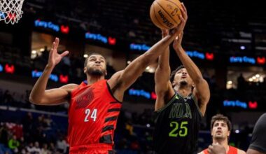 Pelicans roll over Trail Blazers to end 7-game skid