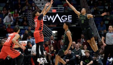 Shaedon Sharpe leads short-handed Blazers with 21 points but it isn’t enough as Pelicans win143-120