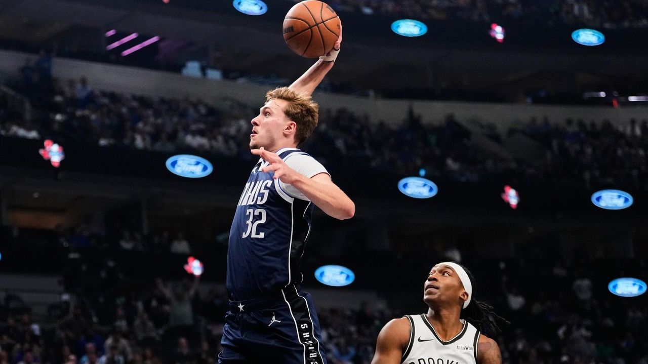 Anthony Davis has 24 points and 14 rebounds to lead Mavericks past Nets 119-111