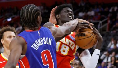 Pistons tie NBA record for scoring balance in 142-115 win over Hawks