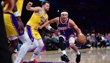 Suns' Devin Booker trending toward return at home against the Lakers