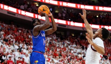 Kansas' Melvin Council Jr. had struggled outside. Then came 9 3-pointers in an OT win at NC State