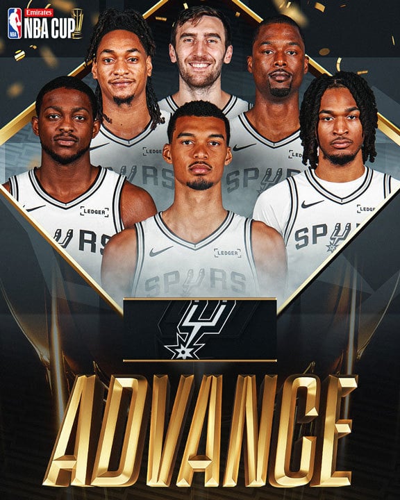 Spurs advance