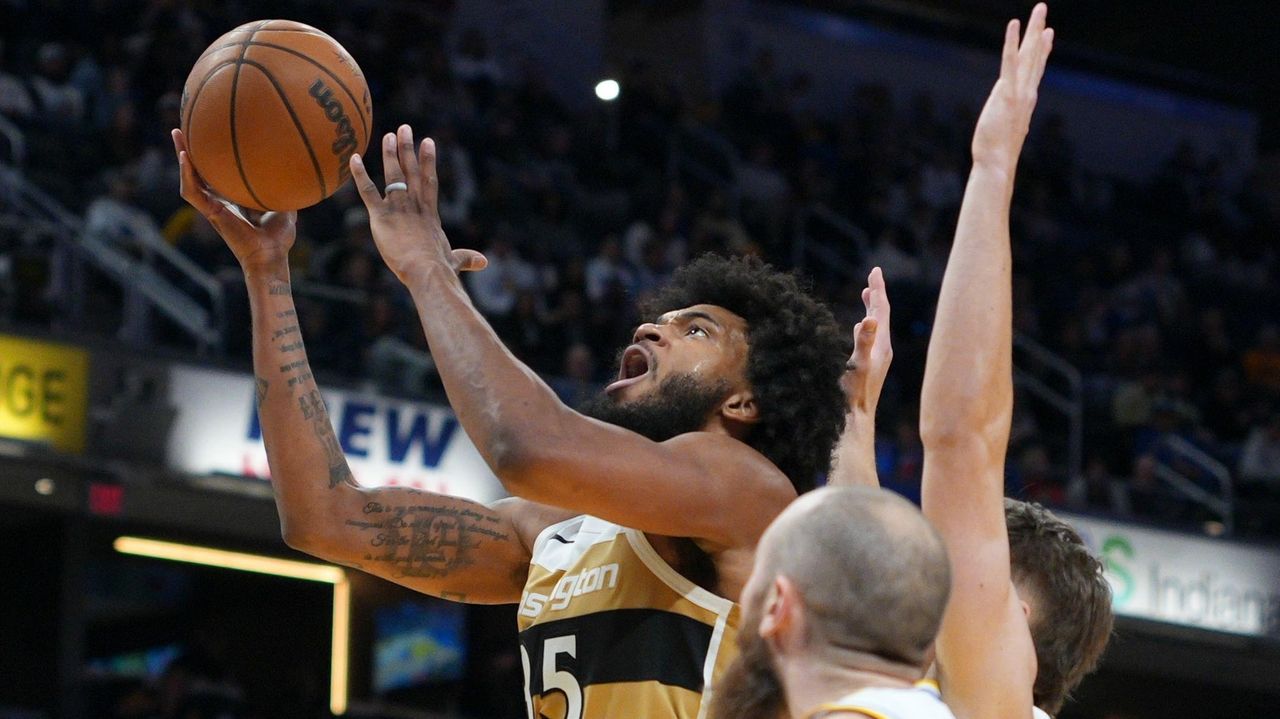 Bagley's double-double helps Wizards snap 4-game skid with 108-89 win over Pacers