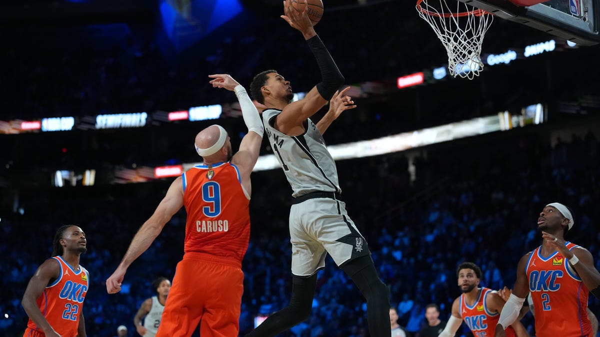 Victor Wembanyama takes several not-so-subtle shots at Thunder