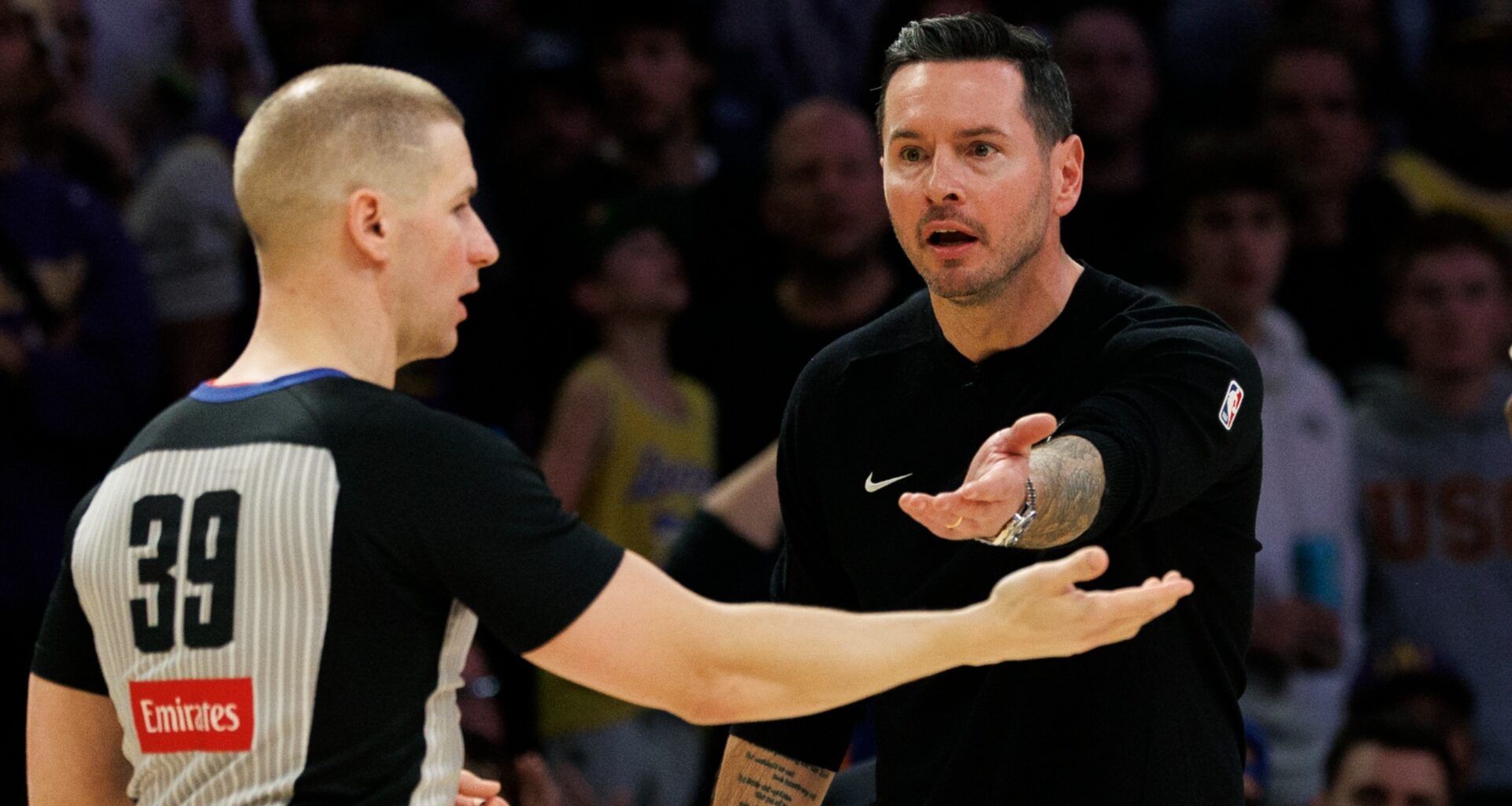 JJ Redick Takes Shot at Refs After Lakers' Ugly Win Over Suns