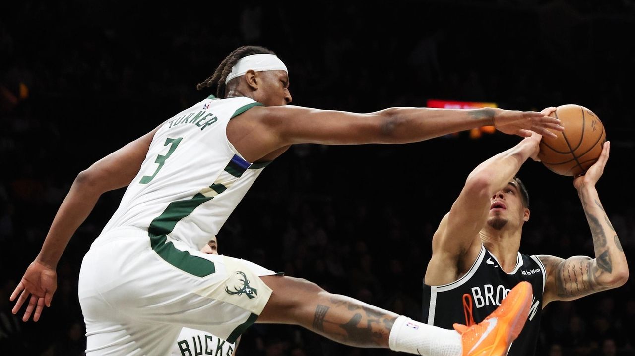 Nets rout Bucks 127-82 to match franchise record for margin of victory