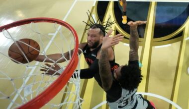 Knicks ride 4th-quarter surge past Spurs to win NBA Cup