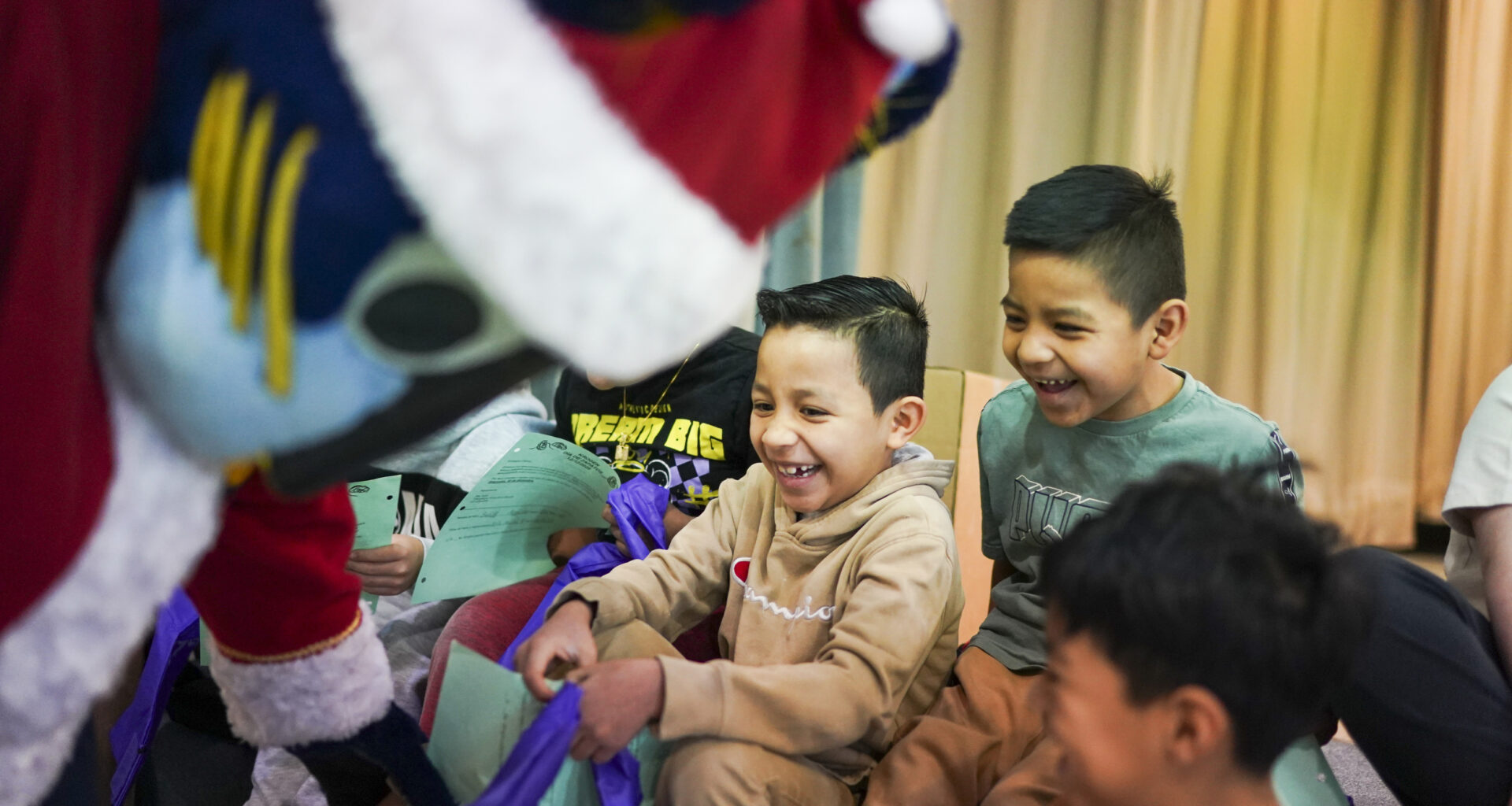Hundreds of kids get new shoes ahead of the holidays