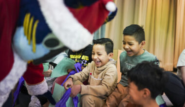 Hundreds of kids get new shoes ahead of the holidays