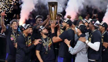 NBA Cup: Knicks' OG Anunoby, Jalen Brunson bring a title back to NY