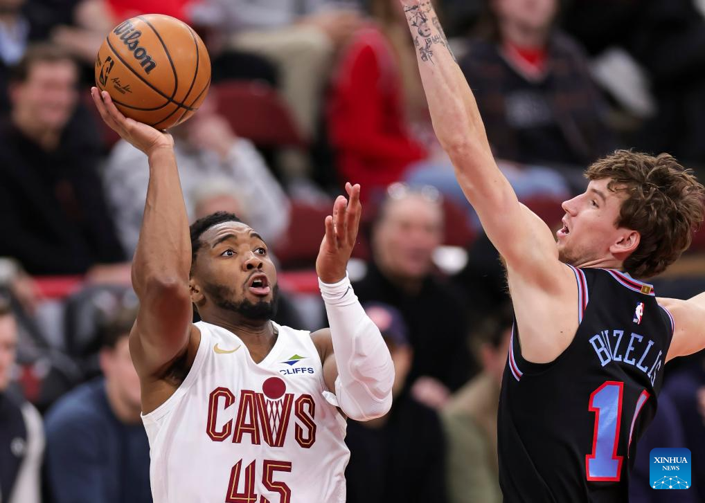 Chicago Bulls vs. Cleveland Cavaliers-Xinhua