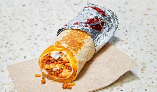 The Quesarito is back on Taco Bell's menu, alongside an ad campaign asking Denver Nuggets star Nikola Jokic to try one. (Taco Bell Corp.)