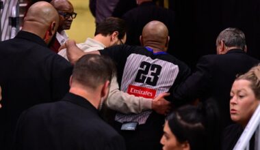 NBA official Tre Maddox suffers leg injury during Bulls-Cavaliers game