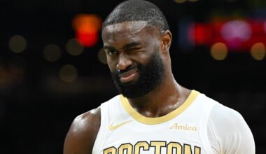 Celtics' Jaylen Brown to Miss Clash With Raptors, Scottie Barnes