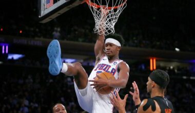 Former LuHi star and 76ers guard VJ Edgecombe excels at the Garden