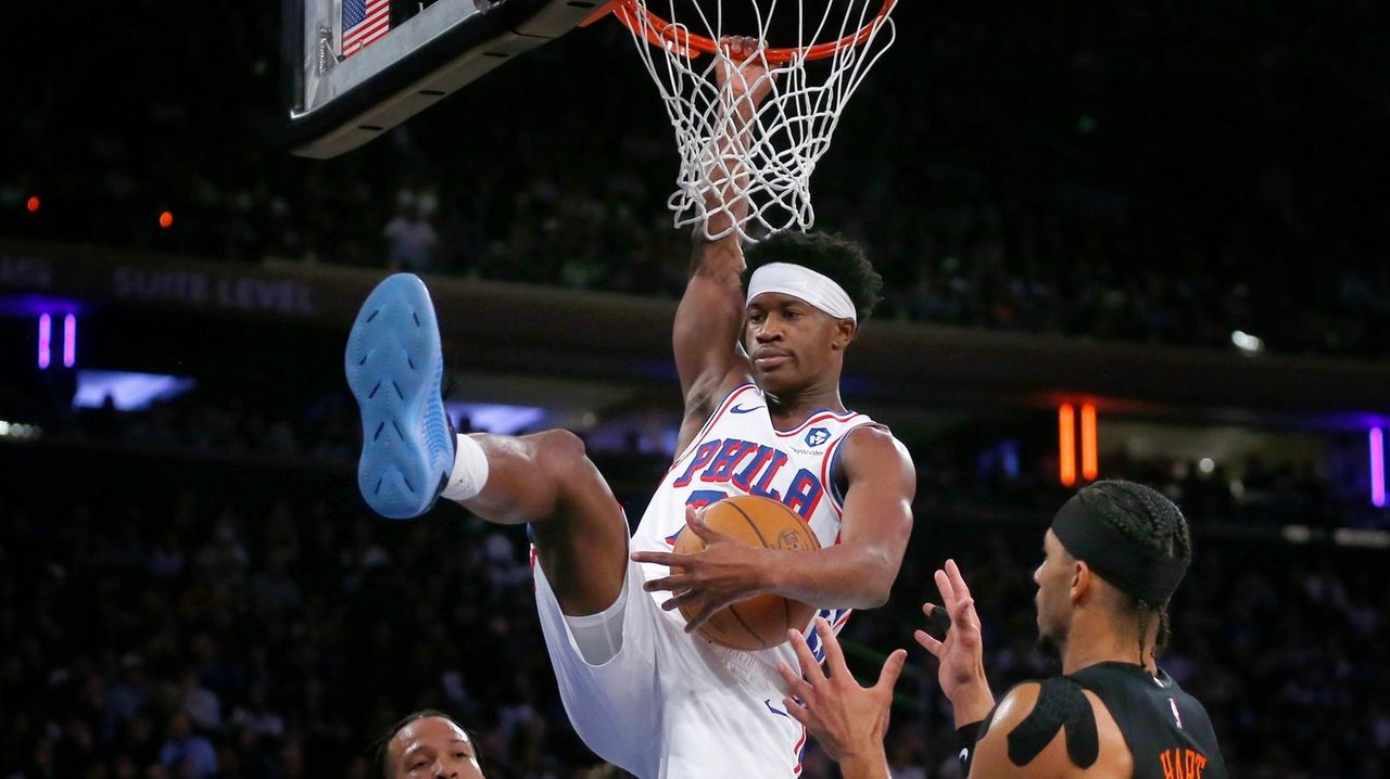 Former LuHi star and 76ers guard VJ Edgecombe excels at the Garden