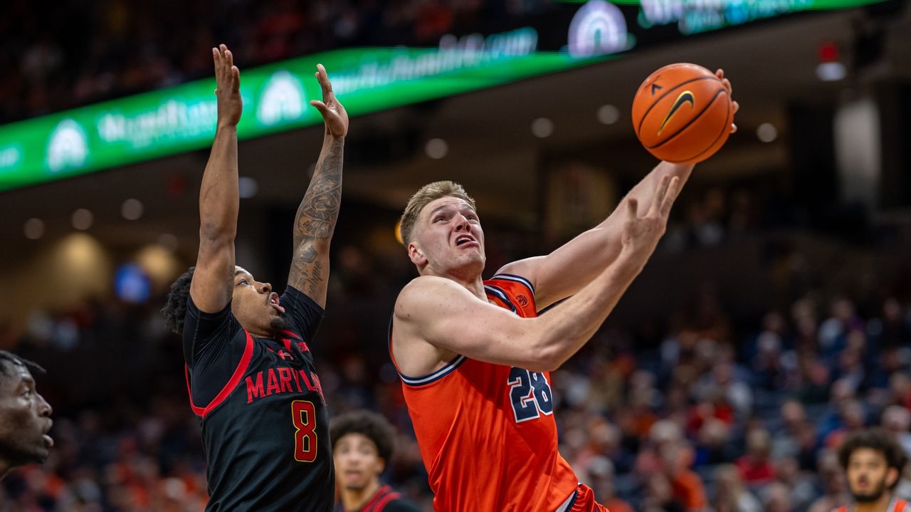 Dallin Hall, Jacari White lead No. 23 Virginia to 80-72 win over former ACC rival Maryland