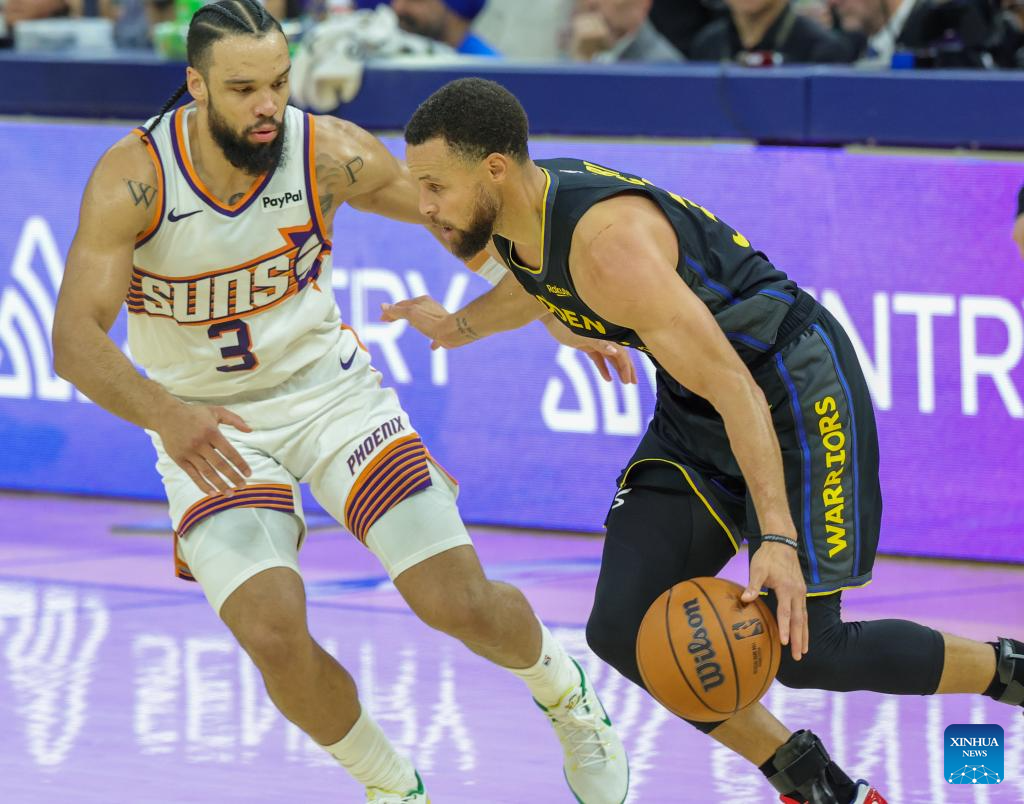 Golden State Warriors vs. Phoenix Suns-Xinhua