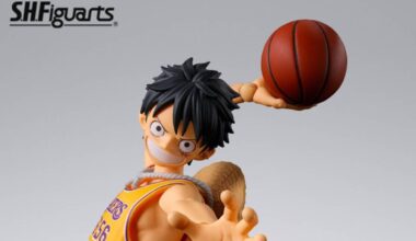 SH Figuarts One Piece Luffy Uniform Wears LA Lakers Uniform
