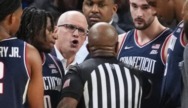 UConn men’s basketball awaits AP ranking following Duke’s loss to Texas Tech