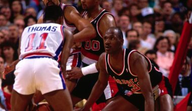 Remembering a Happier Time for the Blazers and Pistons