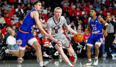 Blue Cain scores 20, No. 23 Georgia beats West Georgia 103-74