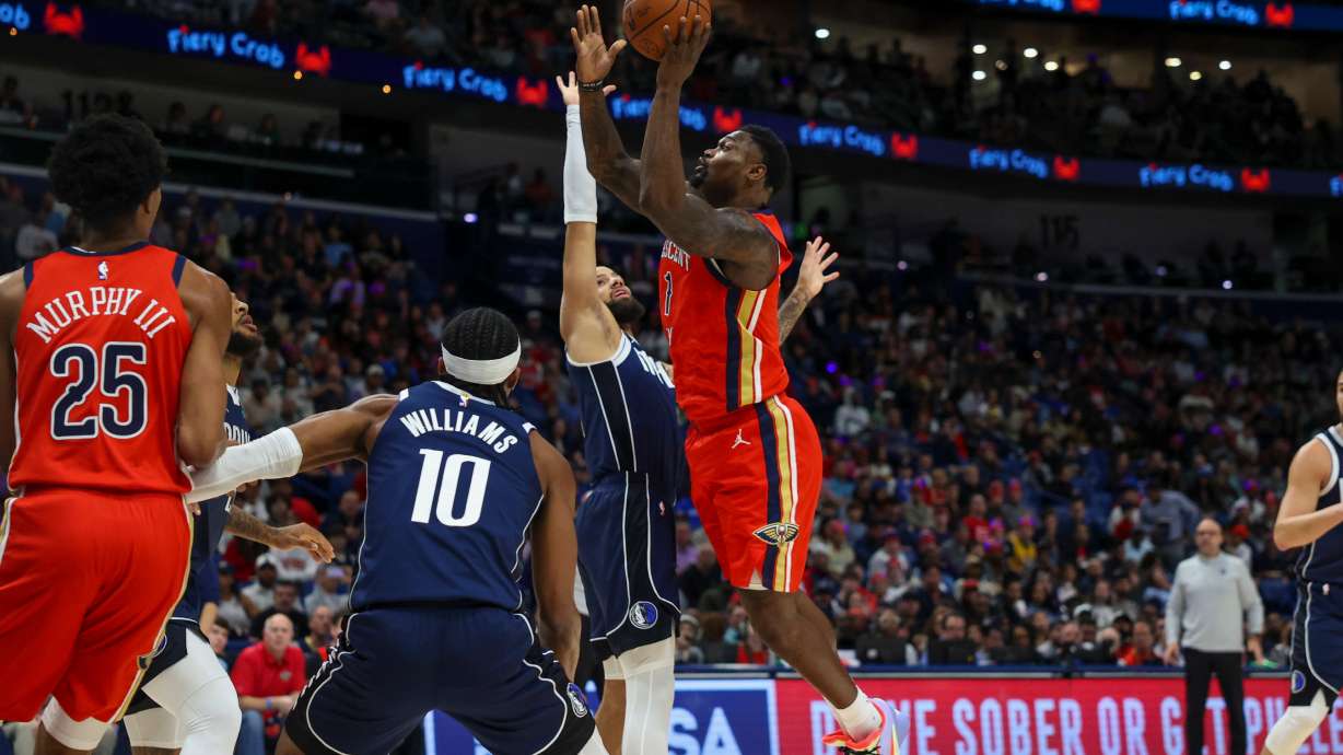 Zion Williamson scores 24 to lead Pelicans over Mavericks for 5th straight win