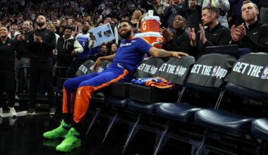 Knicks' Karl-Anthony Towns touched by sentiment in return to Minnesota