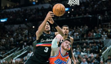 Spurs beat Thunder for second time in 10 days, storming to 130-110 victory behind Johnson, Castle