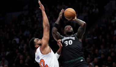 Shorthanded Knicks fall to T-Wolves; Julius Randle erupts in 4th.
