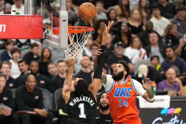 Spurs thump Thunder by 20, extend win streak to 7