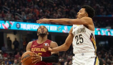 Pelicans snap 5-game winning streak, falling 141-118 to Cavaliers