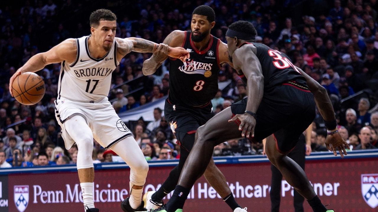 Porter scores 28 points, Nets beat 76ers 114-106 for third win in four games