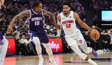 Cunningham, Duren and Harris lead East-best Pistons to 136-127 win over Kings
