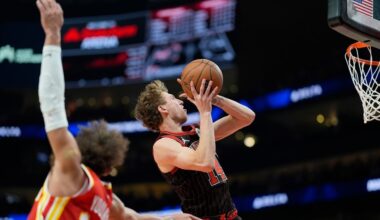 Giddey and White help Bulls rally from late 10-point deficit to beat Hawks 126-123