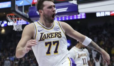 Report: Luka Doncic (leg) to return for Lakers on Christmas